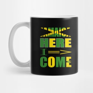 Jamaica Here I Come, Jamaica Vacation Mug